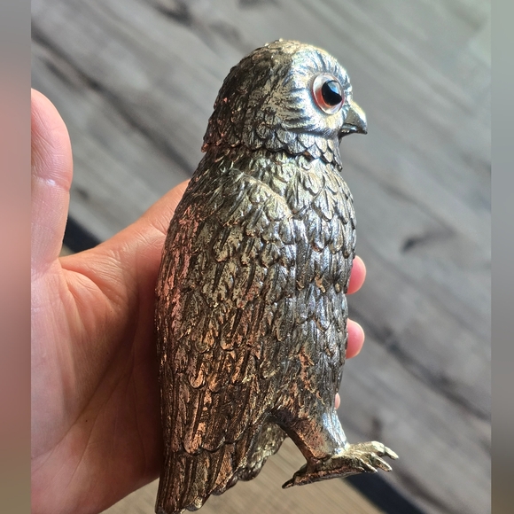 Corbell & Co. Silverplate Owl Muffineer/sugar Caster - Picture 3 of 6
